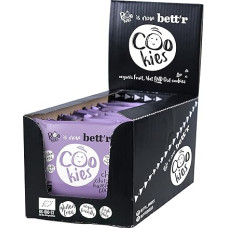Bett'r Choc Chip & Hazelnut Vegan Biscuits, Individually Packed, 100% Organic, Gluten Free, No Added Sugar, 18 x 40 g