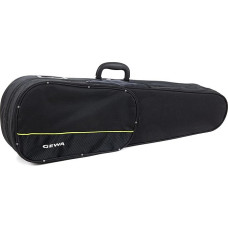 GEWA Violin Shaped Case Aspirante 3/4 Black Padded Floating Mount Water Resistant