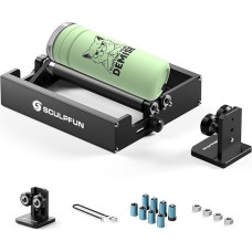 SCULPFUN RA Mini 360° kampu besisukantis ritinėlis Lazerinis daugiafunkcinis ritinėlis Plug and Play Anti-slip dizainas Tinka iCube Ultra, iCube ir C1 modeliams