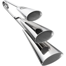 Meinl Percussion Tripple A-Go-Go Instrument - Medium Percussion Instrument with 3 Bells - Steel, Chrome-Plated (STABGTRI-CH)