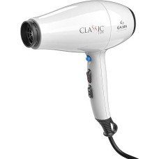 GA.MA Italy Professional, Haartrockner Classic Ion weiß, 2200 W, AC-Motor, Ion Plus Anti-Frizz-Technologie, 6 Trocknungskombinationen, abnehmbarer Filter, 2 Aufsätze und Diffusor inklusive
