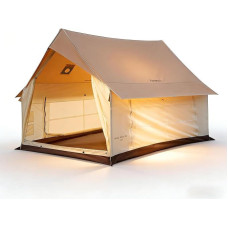 KingCamp Camping Tent 4-5 Person House Tent 210 g TC 150D Oxford Fabric PU3000 mm Waterproof Family Tent 8 ㎡ Large House Tent Outdoor Tent for Camping, Glamping, Festivals, Parties