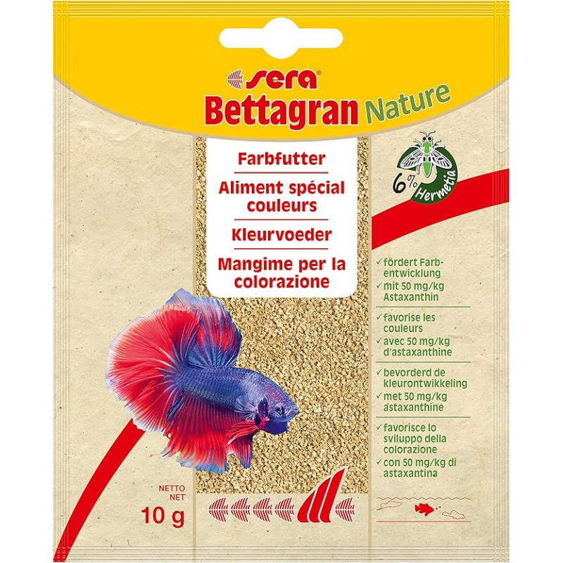 sera Bettagran Siamo kovinių žuvų maistas 10g