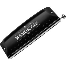 Chromatic Harmonica Chromatic Mouth Organ Harp Performance Armonica with Slider and Value Button of C 12 Hole 48 Tones Professional Musical Instrument Gift