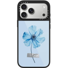 CASETiFY Glaze iPhone 17 Pro Max dėklas [atsparus įbrėžimams/MagSafe suderinamas/apsauga nuo kritimo iš 1,5 m aukščio] - Blue Blossom with Tape - Blue Me Away - Skaidrus