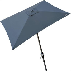 Stačiakampis sodo skėtis, terasos skėtis, stačiakampis skėtis, markizė 3 x 2 m, sodo skėtis, antracito spalva, aliuminio strypas, aktyvus sodas
