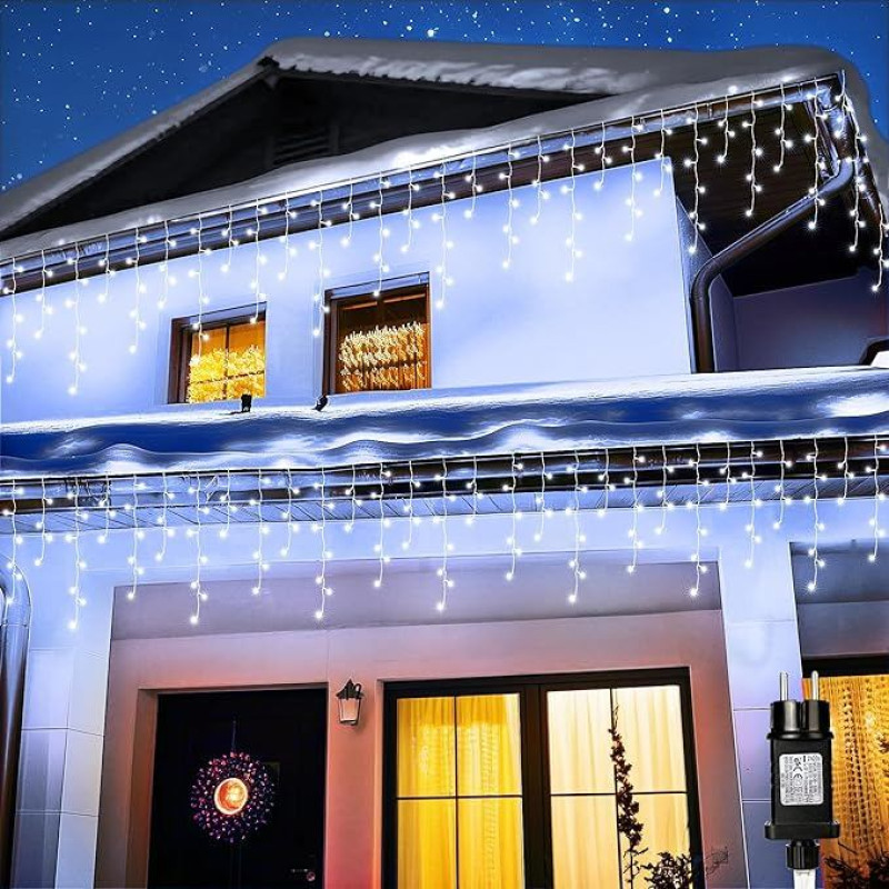 Kalėdų dekoracijos pasakų žibintai, 35 m 1000 LED 
