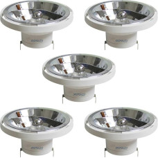 Sigmaled apšvietimas, 5 pakuotės AR111 G53 14W (120W halogeninės lemputės ekvivalentas) 12V AC/DC neutralios baltos spalvos 4000K 1050 liumenų AR111 LED lemputės