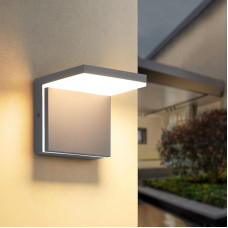 LED sieninis lauko šviestuvas vidaus 12 W lauko šviestuvas IP54 vandeniui atsparus aliuminio modernus sieninis šviestuvas 3000 K šiltos baltos spalvos lauko sieninis šviestuvas lauko sieninis šviestuvas lauko sieninis šviestuvas kiemo įėjimui į sodą