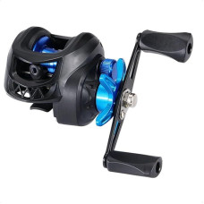 Wjnvvfioo Baitcast žvejybos ritė 7.2 1 didelio greičio santykis Max Drag 8kg Casting ritė mėlyna dešinė ranka