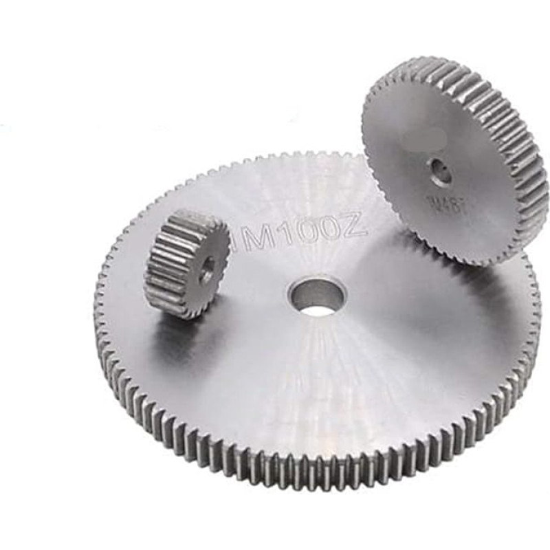 ZGF-BR Bėgių pavara 1 mod 12 dantukų - 26 dantukų Storis 10 mm Grubios skylės metalinė pavara Cilindrinė pavara 45 plieninė teigiama pavara CNC pavara