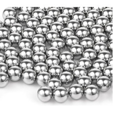 200 plieninių rutuliukų pakuotė, metaliniai rutuliukai, 4 mm / 0,16 colio plieniniai rutuliukai, maišymo rutuliukai, 304 nerūdijančio plieno rutuliukai nagų lakui maišyti, modelio spalvos