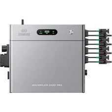 Zendure SolarFlow 2400 Pro Balcony Solar Power Plant with Storage, with 2400 W AC Bidirectional Output, 4800 W PV Input, Expandable to 16.8 kWh, Plug and Play, IP65