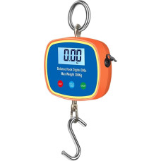 Elektronische Kranwaage, 300 kg, LCD-Dual-Display-Hakenwaage, wiederaufladbar, doppelseitige industrielle Waage für Lager, Fabrikfracht
