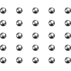 QUARKZMAN tikslieji rutuliukai 2 mm skersmens 316L nerūdijančiojo plieno guoliams Pakuotė 220 vnt.