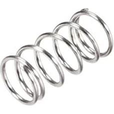 sourcing map 30 Pack 304 Stainless Steel Compression Spring 5mm OD 0.5mm Wire Size 5.5mm Compressed Length 10mm Free Length 7.8N Load Capacity Silver