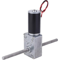 Schneckengetriebemotor M8 mit doppeltem Rechtsgewinde und Doppelschacht-Reduziermotor, geräuscharmes Getriebe mit stahlverzahnten Zahnrädern für Hausautomation und DIY-Projekte