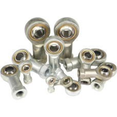 Tinka dydis 3/4/5/5/6/8/10/12mm moteriškas dešinysis sriegis guolis Plieninis strypo galo jungties guolis ITCLEYMDZV (4mm M4x0.7)