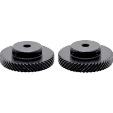 1M 60T 45-Grad-Schrägradgetriebe - links- und rechtsdrehendes Kegelrad, 10-25 mm Bohrung, 45# Stahl, 1 Stück(10mm 1M 60T-Left)