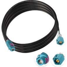 Eightwood HSD LVDS Z moteriškos ir vyriškos lyties kabelis 300 cm 535 535 4 branduolių, skirtas BMW F30 F10 F10 F25 F15 Audi VW VW Mercedes Citroen Peugeot Video Audio atbulinės eigos kamera Retrofit Navigation