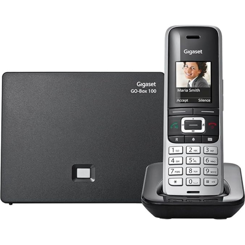 Gigaset Premium 100A Go Voice-Over-IP SMS TCP/IP VOIP CLIP telefonų knygelė Laisvų rankų įranga DECT belaidis telefonas Kita