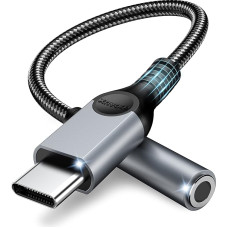 USB-C ir 3,5 mm ausinių lizdo adapteris, 