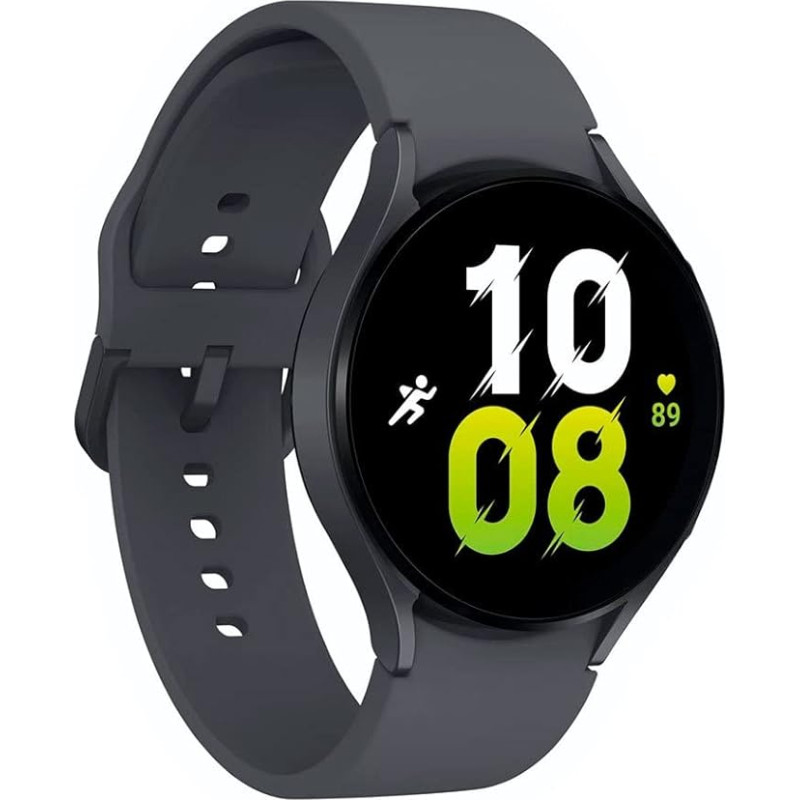 Samsung Galaxy Watch 5 (44 mm) Bluetooth Smartwatch with Fitness Tracker, Graphite, German Version (Refurbished)