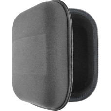 Geekria Shield Large Over-Ear Headphone Case Replacement Hard Shell Travel Carrying Case with Cord Storage Compatible with Sony MDR-Z1R, Denon AH-D9200 (Microfiber Grey)