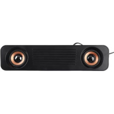 ASHATA Wired Soundbar, TV Soundbar with Subwoofer, USB HiFi 360 Degree Stereo Desktop Speaker, Home Cinema Surround Sound System Speaker, for TV Gaming Projector