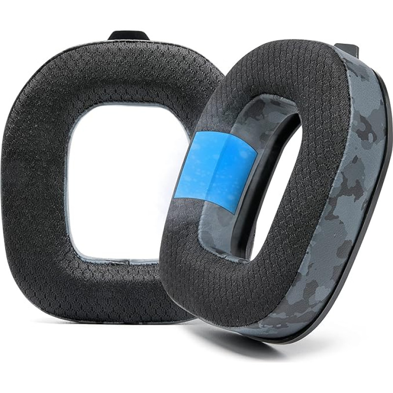 WC Freeze A50 - Replacement Ear Pads with Cooling Gel Only for Astro A50 Gen 4, Gen 5 and A50X, Made by Wicked Cushions, Improved Durability, Thickness and Sound Insulation | Black Camo