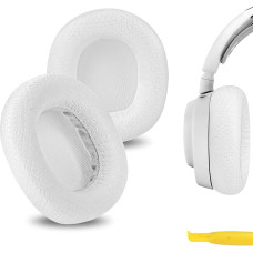 Geekria Comfort Replacement Mesh Ear Pads for SteelSeries Arctis Nova Pro Wired, Arctis Nova 1/3/4/5/7 Headphones, Repair Parts, White