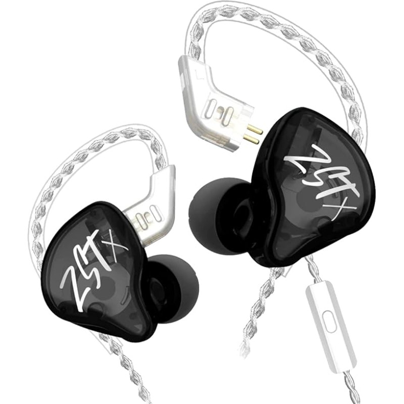 KZ ZST X ausinės su mikrofonu