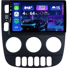 MSD [Eingebaut DAB+ ] - Android 15 Autoradio für Mercedes-Benz W163 ML320 ML350 ML400 ML500 (1997-2005) GPS Radio | CarPlay Android Auto Lenkradsteuerung | 4G+64G Octa-Core 2 Din 9 Zoll | Kamera MIC