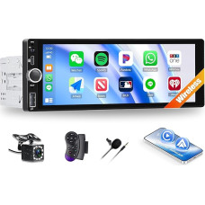 Vieno Din automobilinė stereogarsiakalbė su belaidžiu 