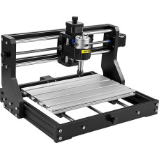 VEVOR 2500 mW CNC 3018 DIY Engraving Machine Pro 300 x 180 x 45 mm Engraving Machine 3 Axis Mini Engraver with GRBL Control Card and Offline Controller