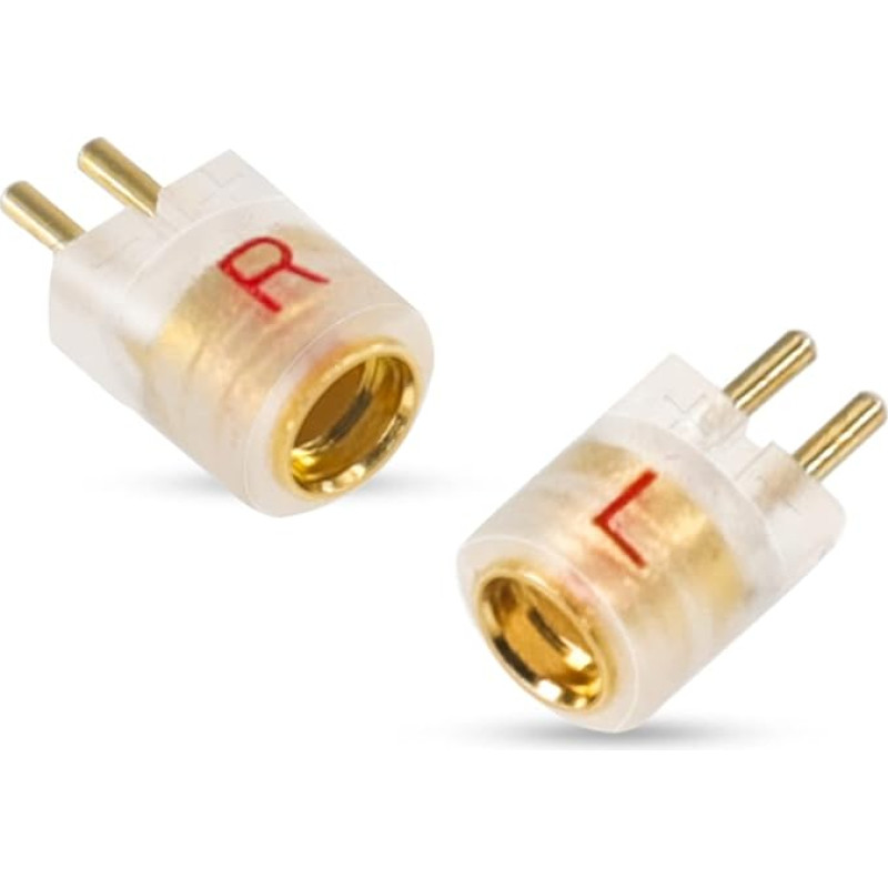 okcsc MMCX į 0,78/0,75 dvigubo kaiščio vyriškos lyties MMCX kabelio jungtis su KZ AS10 ZST TRN v80 x6 um3x w4r um18 ue11 1964 IM2 mini kištukas skaidrus