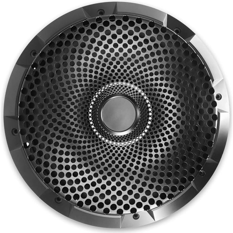 RECOIL SG-10 10 colių (25 cm) juodos spalvos plieninės tinklinės žemųjų dažnių garsiakalbio grotelės su dideliu smūgiu (10 colių)