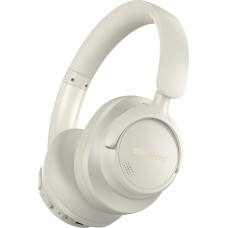 Boompods Headpods ANC+ Kopfhörer für Geräuschunterdrückung - Drahtlose Bluetooth -Kopfhörer mit Mikrofon und Reisefall, Falten über-Ear-Design, 55 Stunden Spielzeit, Pillowfoam -Kissen, Sand