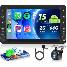 VECHTEL automobilinis radijas 2G + 64G Android 15 Alfa Romeo 159 2004-2011, 7 colių HD jutiklinis ekranas, automobilinis radijas su belaidžiu 