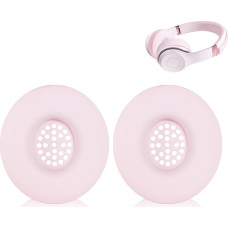 Adhiper Silikon Ohrpolster-Abdeckung für Beats Solo 4/3 Wireless Kopfhörer, schweißbeständige & waschbare Ohrpolster-Schützer, kratzfeste Ersatzabdeckungen mit sicherem Sitz (Rosa)