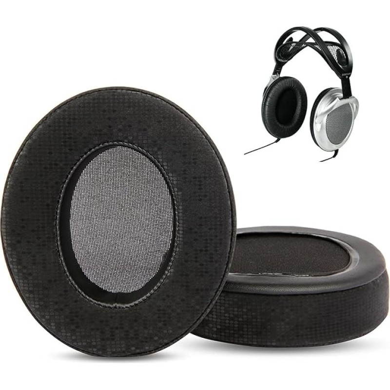 Ausų pagalvėlės Pakaitinės pagalvėlės, suderinamos su Koss SB45 SB49 UR40 PRO 3AA ausinėmis Ausų pagalvėlės su minkštesne proteino oda / atminties putomis