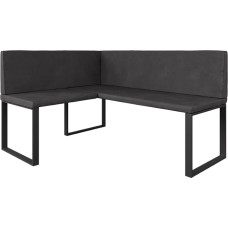 Vicco Ravon Dining Room Corner Bench, Anthracite, 120 x 150 cm