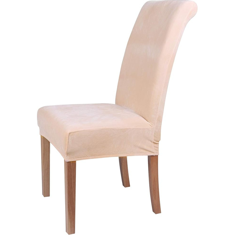 Colorxy Spandex audinys Stretch Valgomojo kėdė Slipcovers Namų dekoro rinkinys 4