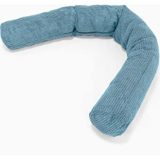 Lounge Pug, CloudSac C150-L Side Sleeper Pillow Latex Flakes Blend, Pom-Pom Turquoise