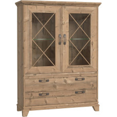 Newroom Bramberg Highboard Display Cabinet Spruce Chest of Drawers Modern - 120.3 x 161.2 x 45 cm (W x H x D) - Sideboard Highboard Sideboard Sideboard Sideboard - Tasha.Three Living Room Office