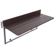 Generisch Klapptisch Verstellbarer, klappbarer Balkon-Stehtisch - platzsparendes 20 x 37 cm großes Design für Terrasse, Garten und Balkon. Stilvolle, kompakte Möbel für kleine Räume