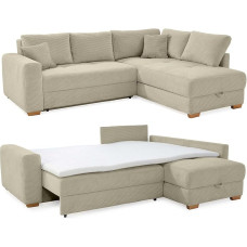 15212 Ilgaamžė kampinė sofa W 257 / T206 / H 85 cm su 