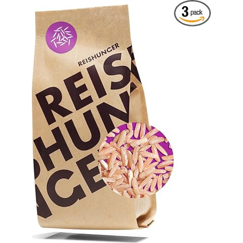 REISHUNGER Ekologiški viso grūdo jazminų ryžiai, 9 kg - natūralių ryžių tipas: Galima įsigyti nuo 1,8 kg iki 9 kg.