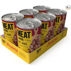 Josera Meat Lovers Menu Beef with Potato Wet Food for Dogs High Meat Content Grain Free Grain Free with Beef and Potatoes Complete Food 6 x 400 g