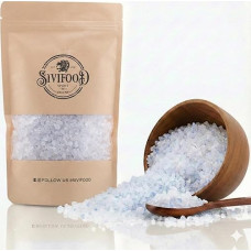 SIVIFOOD rupi mėlyna druska [600g] - reta mėlyna druska druskos malūnėliams - safyrų mėlyna druska kaip elegantiškas gurmaniškas akcentas mėsai ir žuviai - natūrali mėlyna druska gurmanams